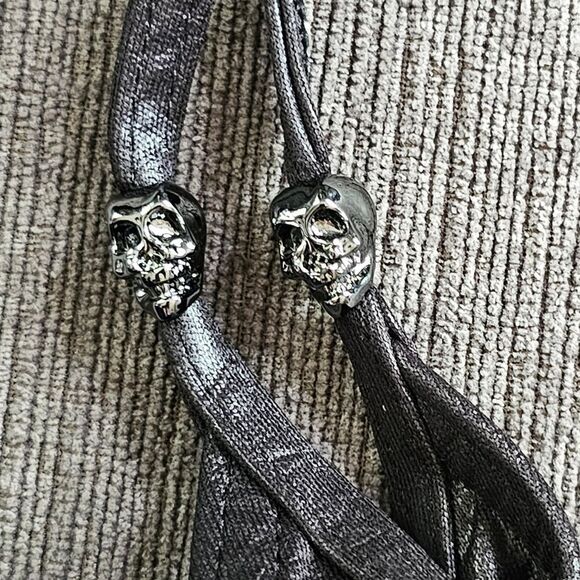 ZADIG & VOLTAIRE ONE-PIECE BLACK SKULL WOMEN'S SWIMSUIT size 8 - Picture 13 of 15